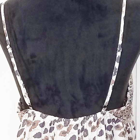 Summer Beach Coverup Spaghetti Strap Dress Brown - Picture 6 of 8